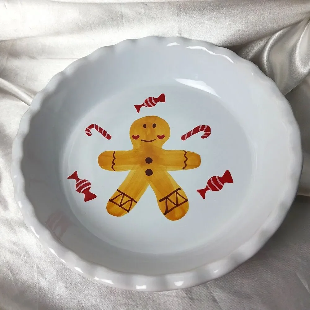 GINGERBREAD MAN 9'' PIE PLATE
